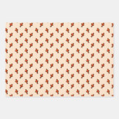 Halloween Pattern Geschenkpapier Set (Vorderseite 2)