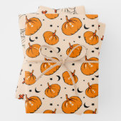 Halloween Pattern Geschenkpapier Set (Beispiel)