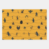 Halloween Pattern Geschenkpapier Set (Vorderseite)