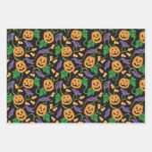 HALLOWEEN PATTERN GESCHENKPAPIER SET (Vorderseite 2)