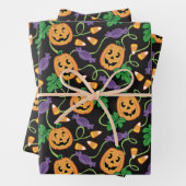 HALLOWEEN PATTERN GESCHENKPAPIER SET (Beispiel)