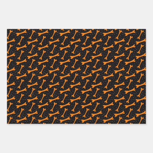 Halloween Pattern Geschenkpapier Set (Vorderseite 3)