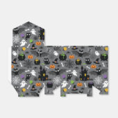 Halloween Pattern Geschenkschachtel (Ungefaltet)