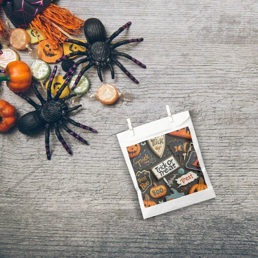 Halloween Pattern Geschenktütchen