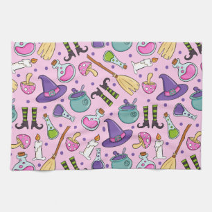 Halloween Pattern Geschirrtuch
