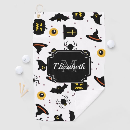 Halloween Pattern Golfhandtuch (Insitu)