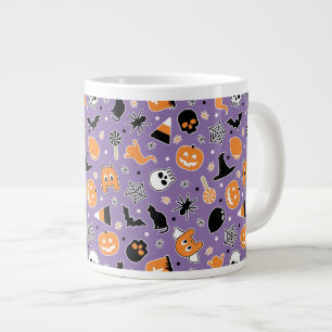 Halloween Pattern Jumbo-Tasse