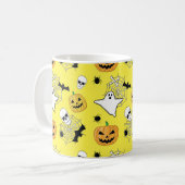 Halloween Pattern Kaffeetasse (Vorderseite Links)