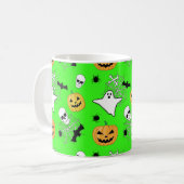 Halloween Pattern Kaffeetasse (Vorderseite Links)