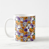Halloween Pattern Kaffeetasse (Links)