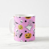 Halloween Pattern Kaffeetasse (Vorderseite Links)