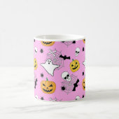 Halloween Pattern Kaffeetasse (Mittel)
