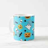 Halloween Pattern Kaffeetasse (Vorderseite Links)