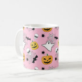 Halloween Pattern Kaffeetasse (Vorderseite Links)