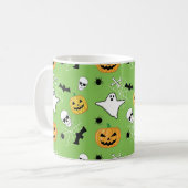 Halloween Pattern Kaffeetasse (Vorderseite Links)