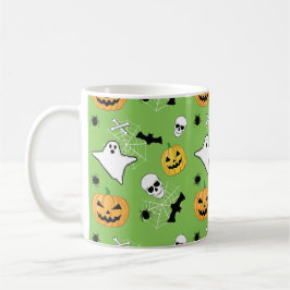 Halloween Pattern Kaffeetasse