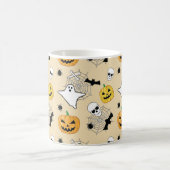 Halloween Pattern Kaffeetasse (Mittel)