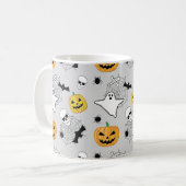 Halloween Pattern Kaffeetasse (Vorderseite Links)