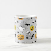 Halloween Pattern Kaffeetasse (Mittel)