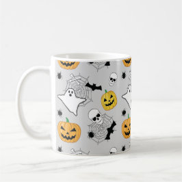 Halloween Pattern Kaffeetasse