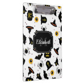 Halloween Pattern Klemmbrett (Rechts)
