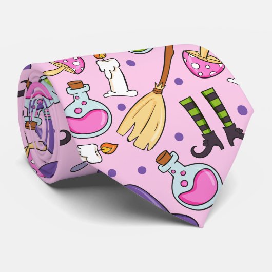 Halloween Pattern Krawatte (Gerollt)