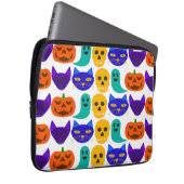 Halloween-Pattern Laptop-Sieb, 13-Zoll Laptopschutzhülle (Vorne Rechts)