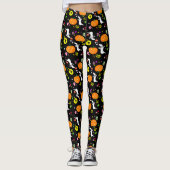 Halloween Pattern Leggings (Vorderseite)