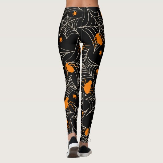 Halloween Pattern  Leggings (Rückseite)