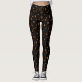 Halloween Pattern Leggings (Vorderseite)