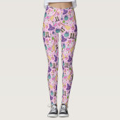 Halloween Pattern Leggings (Vorderseite)