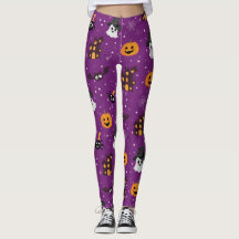 Halloween Pattern Lila