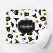 Halloween Pattern Mousepad (Mit Mouse)