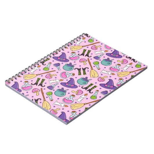 Halloween Pattern Notizblock (Linke Seite)
