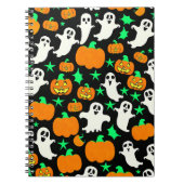 Halloween Pattern Notizblock (Vorderseite)