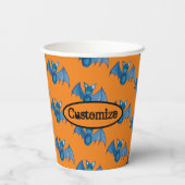 Halloween-Pattern-Papier-Cup Pappbecher (Rückseite)