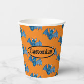Halloween-Pattern-Papier-Cup Pappbecher (Vorderseite)