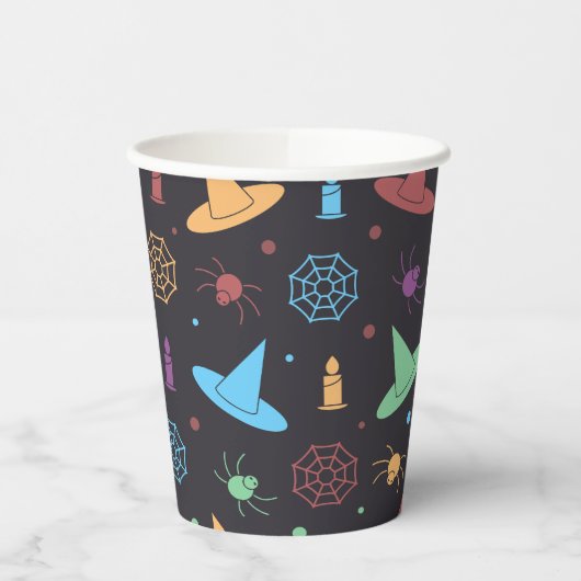 Halloween Pattern Pappbecher (Links)