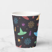 Halloween Pattern Pappbecher (Vorderseite)