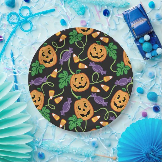 HALLOWEEN PATTERN PAPPTELLER (Party)