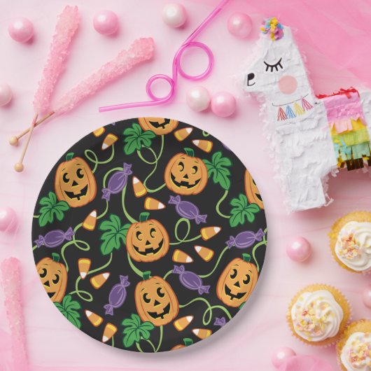 HALLOWEEN PATTERN PAPPTELLER (Party)