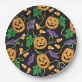 HALLOWEEN PATTERN PAPPTELLER (Vorderseite)