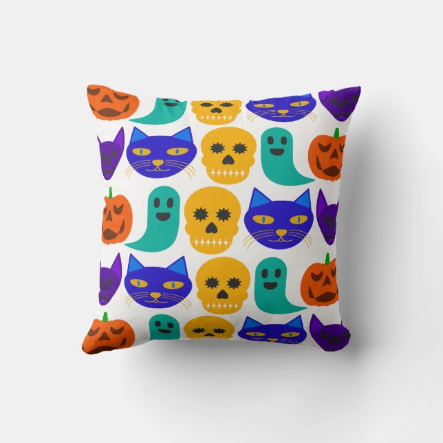 Halloween Pattern Pillow Kissen (Rückseite)