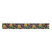 HALLOWEEN PATTERN SATIN RIBBON SATINBAND (Vorderseite)