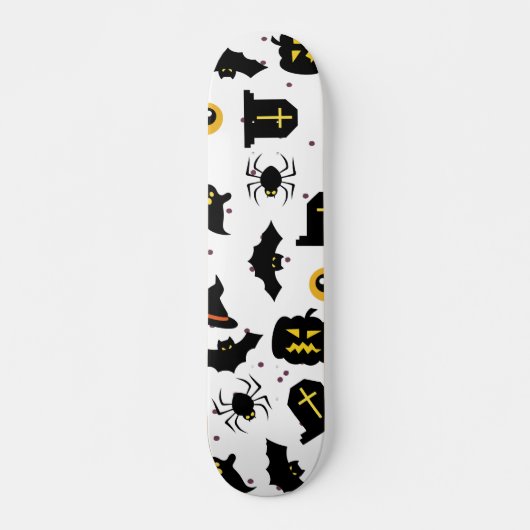 Halloween Pattern Skateboard (Vorne)