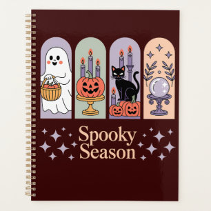 Halloween Pattern Spooky Season Planer