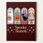 Halloween Pattern Spooky Season Planer (Rückseite)