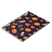 Halloween Pattern Square Note Notizblock (Linke Seite)