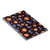 Halloween Pattern Square Note Notizblock (Rechte Seite)
