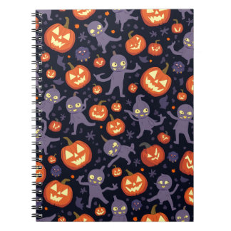 Halloween Pattern Square Note Notizblock